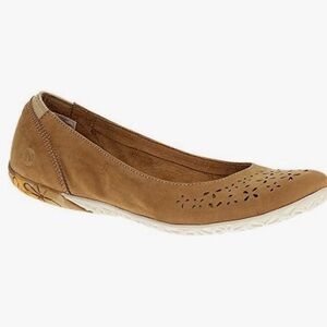 Merrell Mimix Haze women's ballet flats Shoes Leather Size 6.5 J21906 Brown Suga